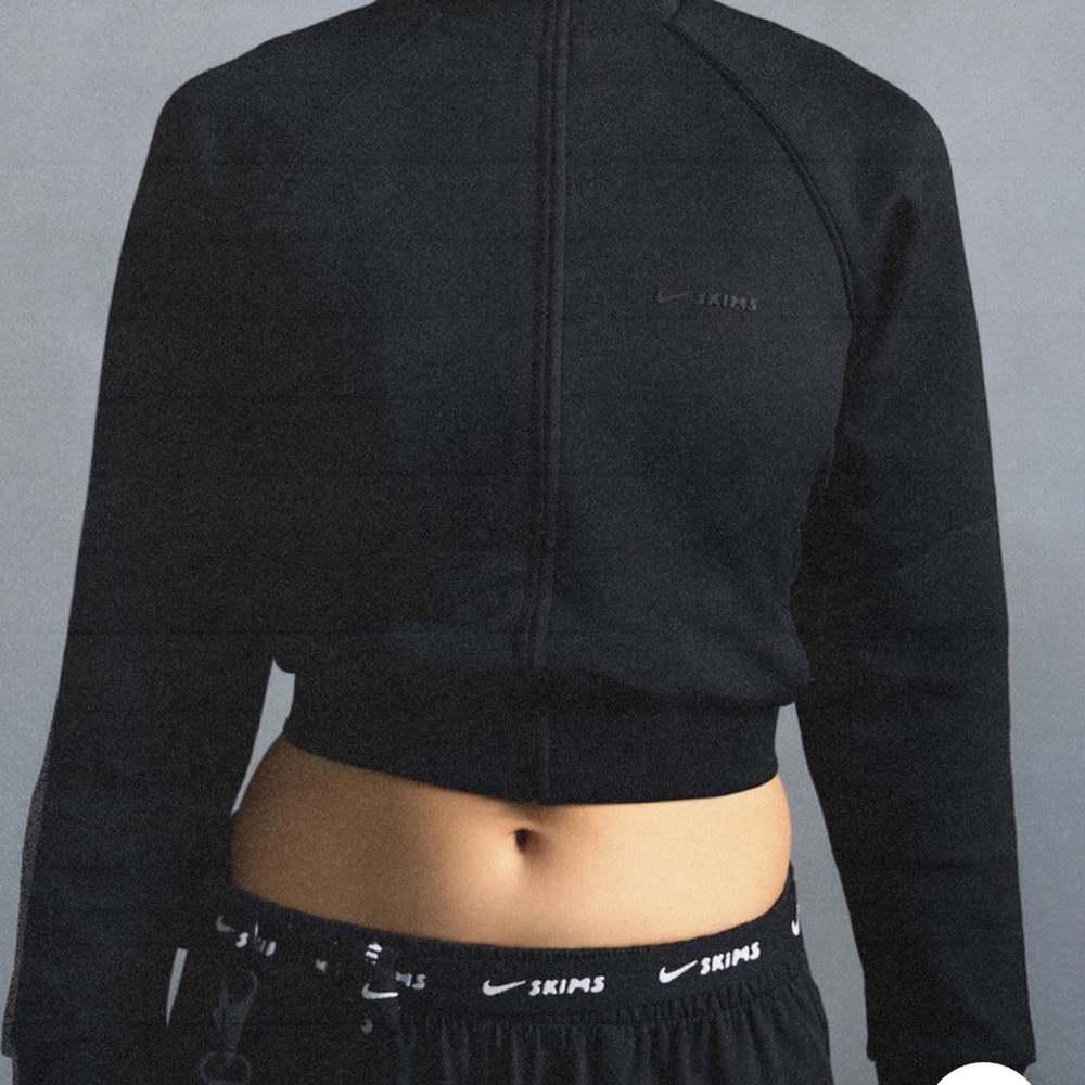NikeSkims Black Tricot Jacket